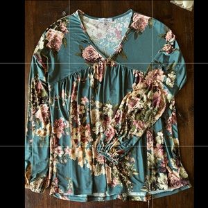 White Birch Flowy Top